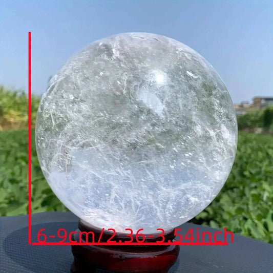 1pc Large Elegant Clear Quartz Crystal Sphere, Polished Ball, Home Decor.