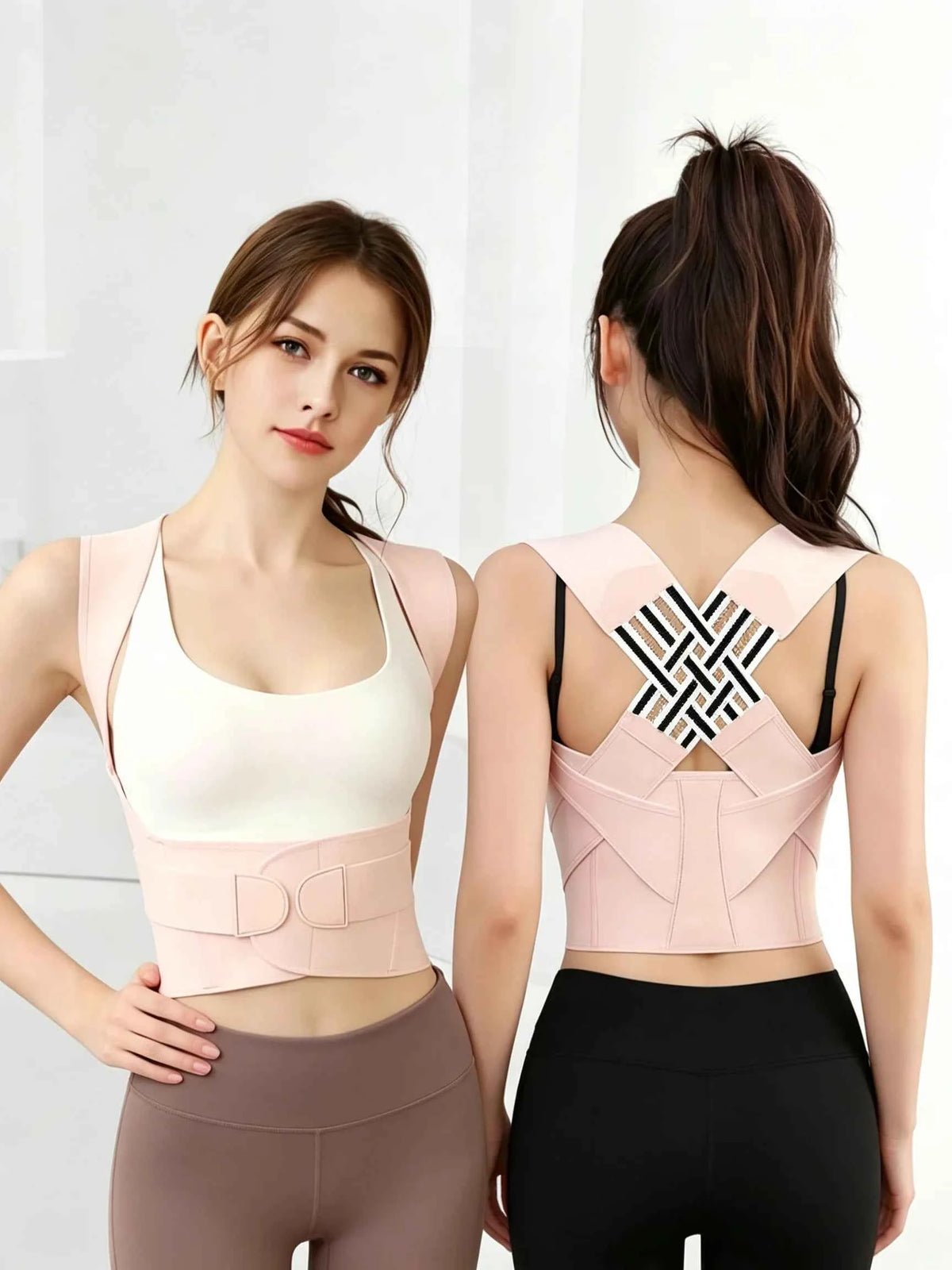 "Unisex Adult Hunchback Corrector, Posture Correction Shoulder Strap, Back Straightening Posture Aid, Brace — Breathable & Comfortable, Ideal for Daily Home Use and Fitness Shaping