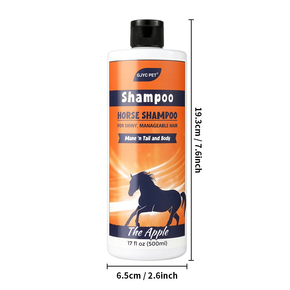 Horse Shampoo with Natural Plant Extracts, Deep Cleansing, Nourishing, Moisturizing for Smooth Coat & Adds Shine. Equestrian Grooming
