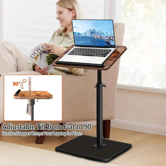 A Portable, Adjustable Side Table/Folding Desk. Gift for Holidays or Mother's Day.