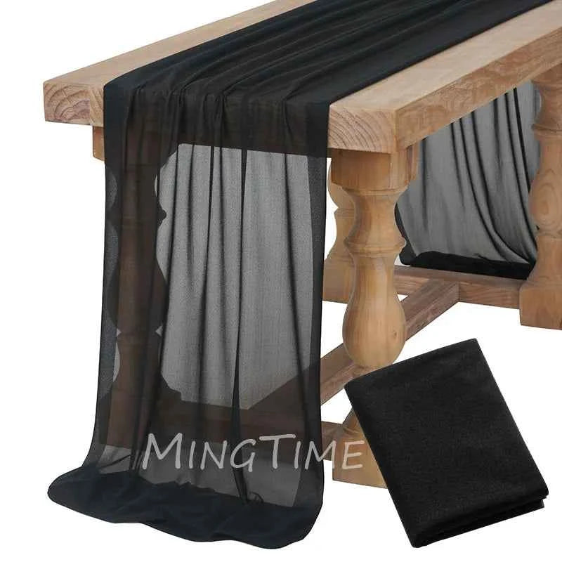 Soft Table Runner, Blush Dust Pink Gauze Rustic, For any Occasion. Dinning Ornament Decoration