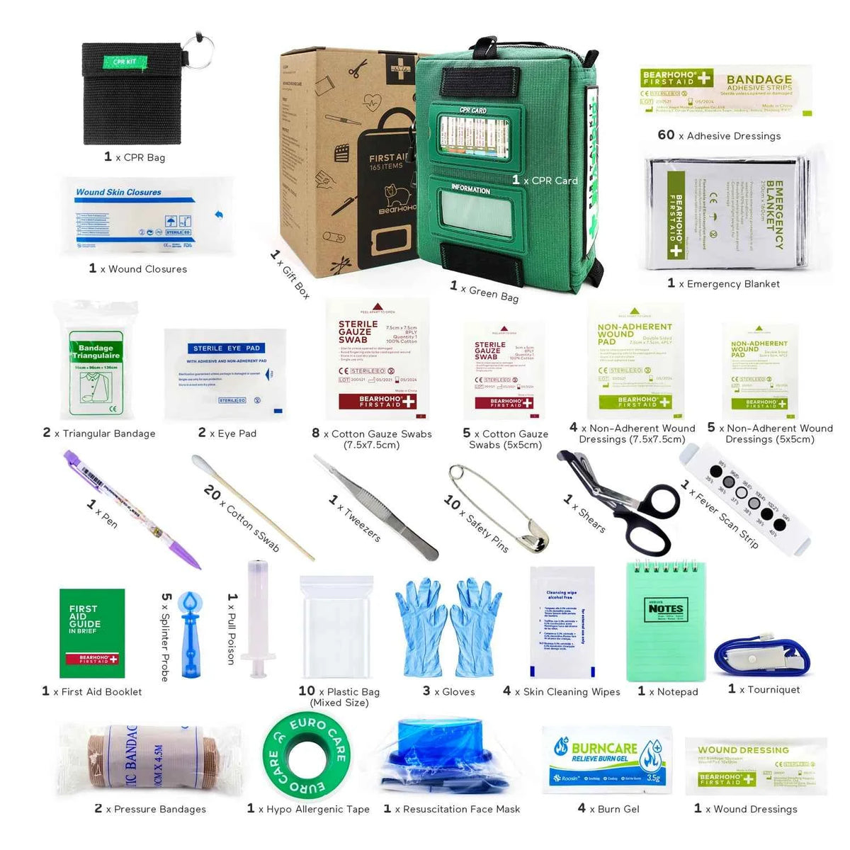 M Molle Professional First Aid Kit Full /Empty Emergency Survival Kit .Trauma Bag for Cycling, Camping ,Hiking, Travel, Outdoor, IFAK