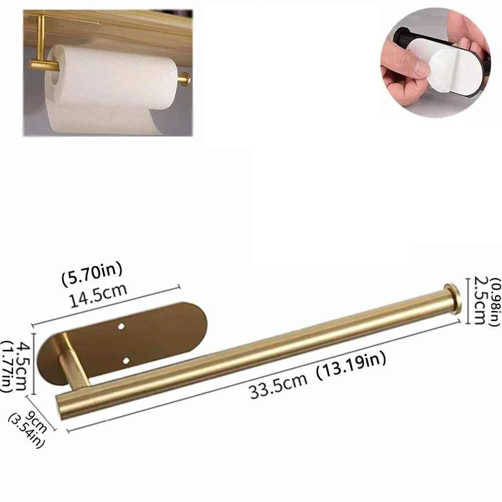Paper Towel Holders With Adhesive Roll For Small Spaces.