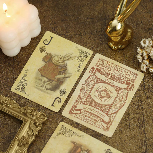 1Set Vintage Style Playing Cards of Alice in Wonderland.