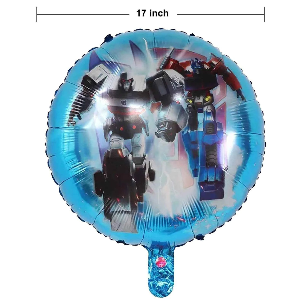 7Pcs Transformers Balloons, Cool Optimus Prime, Megatron, Bumblebee. Aluminum Foil Balloons for Party Decorations