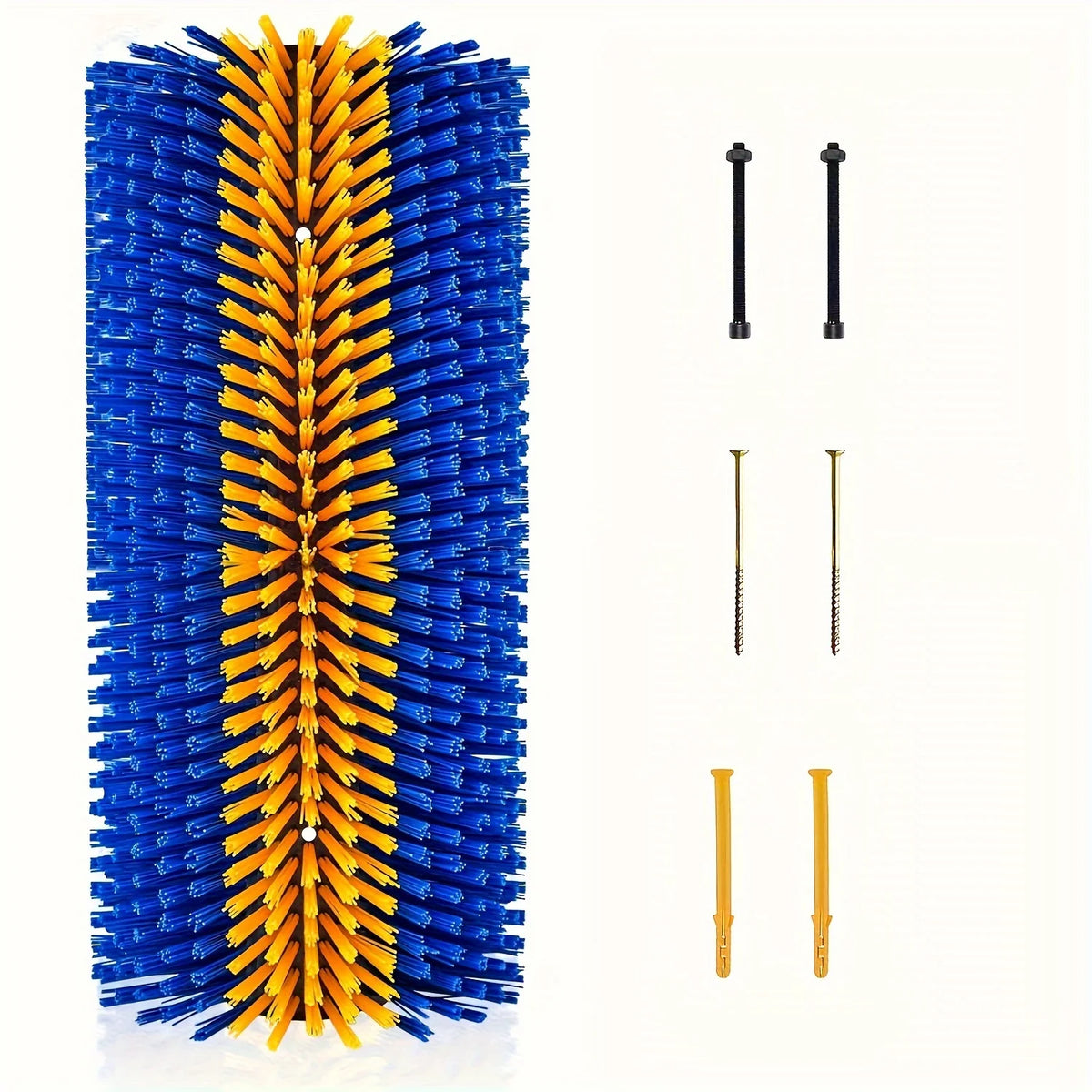 Livestock Scratching Brush - Horse or Cows Brushes for Grooming and Itch Relief. Equine, Cattle, Goat, Sheep, & Pig Massage Brushes