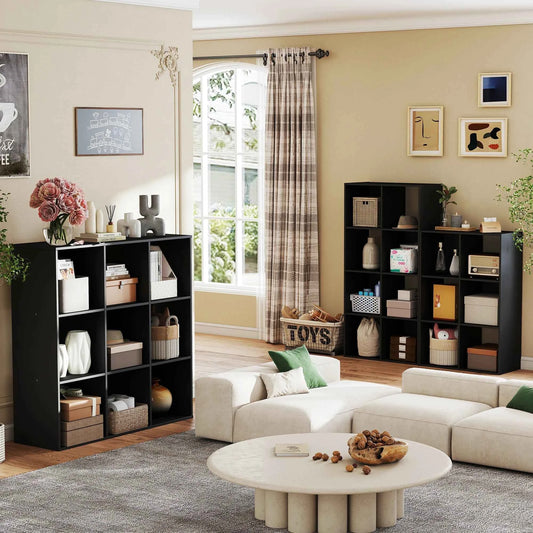 JHK 9 Cube Wooden Storage or Bookcase Organizer.