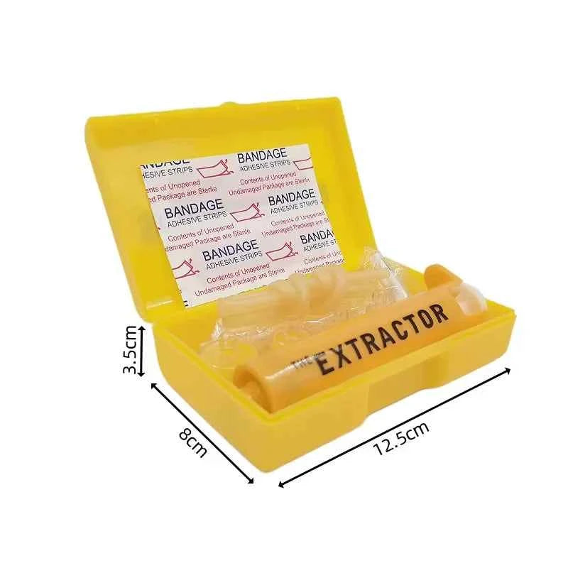 Venom Extractor. Outdoors ,Snake, Insect Bite, First Aid Kit. Outdoor Emergency Survival Vacuum Detox Pump. Injury Relief Tools