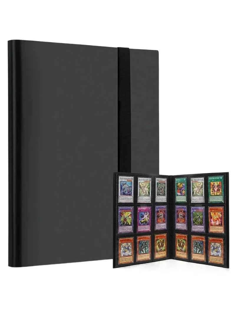 Card Binder with 9 Pocket Trading Card Album Display. Binder 360 Side Loading Pocket. Holder for TCG Yugioh MTG Game Card Book