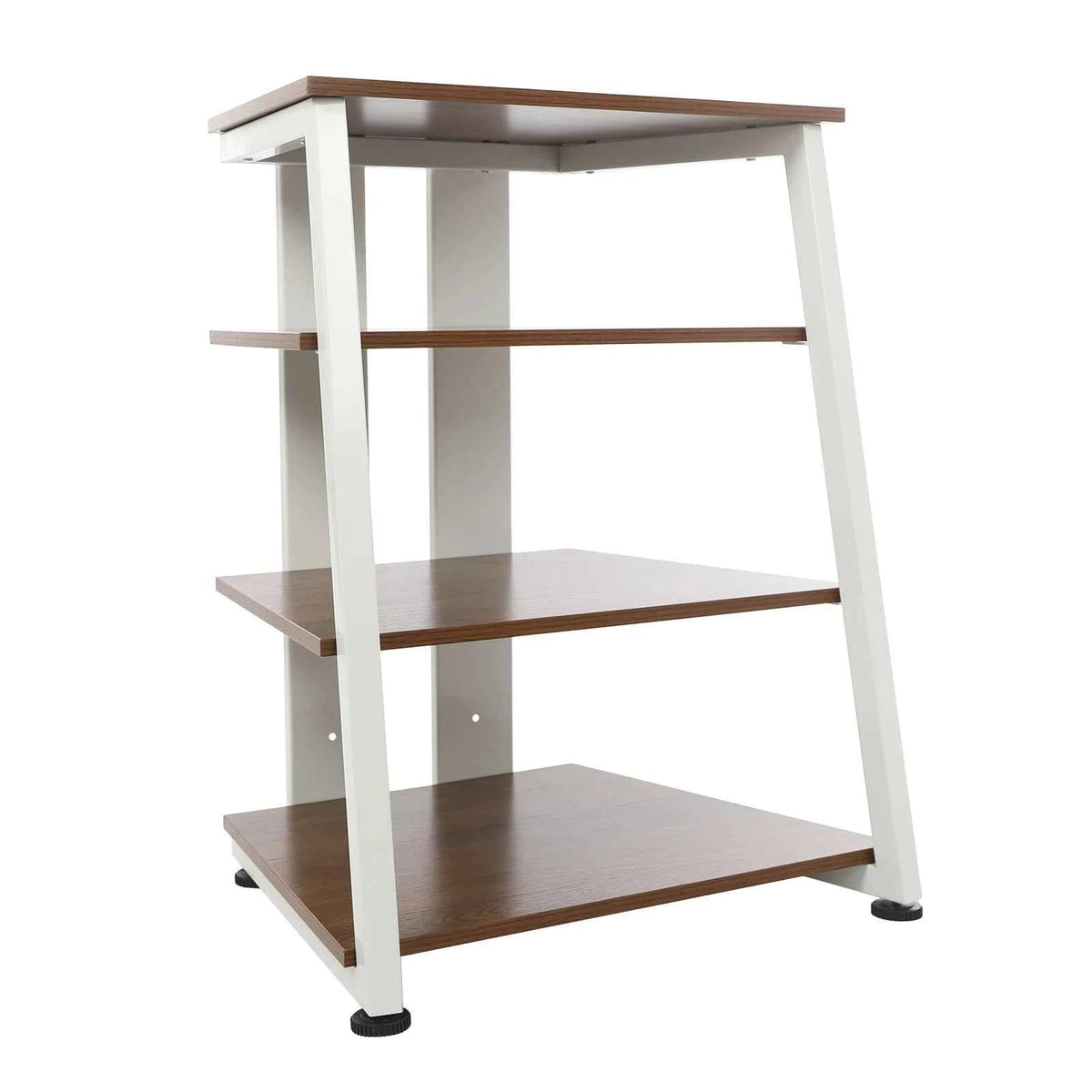 4‑Tier AV Media Stand with Cable Management. Carbon Steel Stereo Rack for Home Theater.