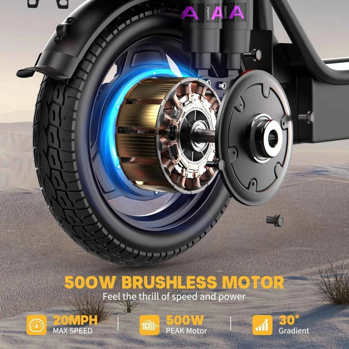 UPlee GQ8 Electric Bike For Adults, Folding Electric Bike, 500W Peak Motor, Scooter Electric Bike With 14" Tire, 48V, 15AH Battery