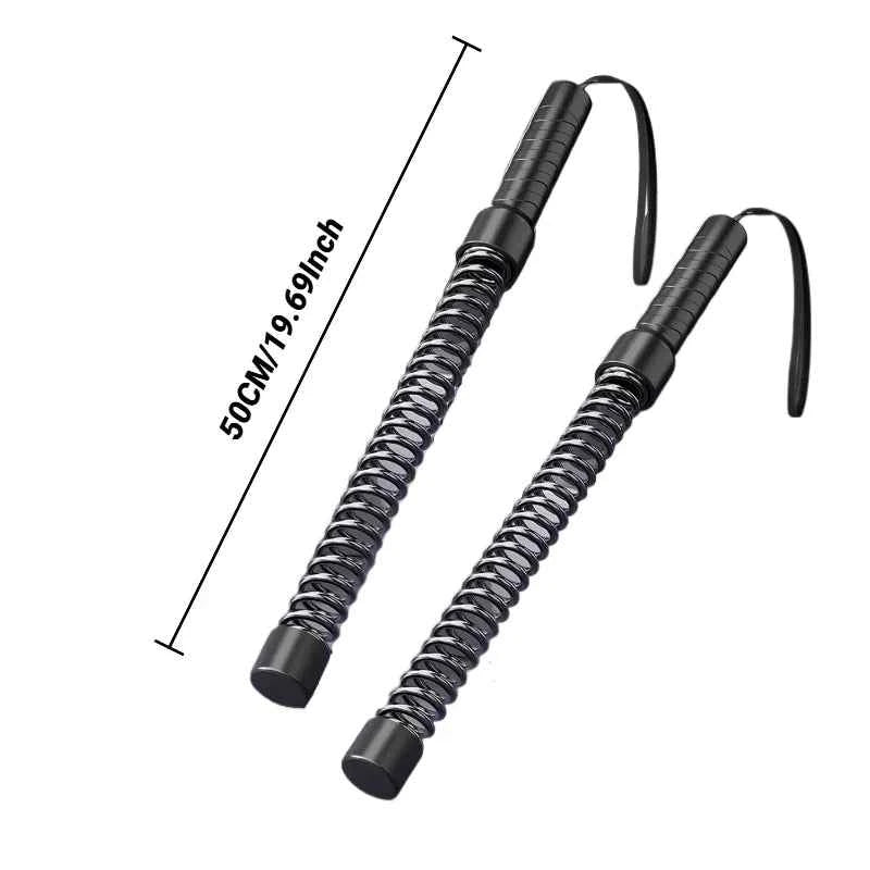 Portable Quiet Weighted Cordless Battle Ropes. Space Saving Ropeless Fitness Equipment For Full Body Training. Home, Indoor, and Outdoor Use