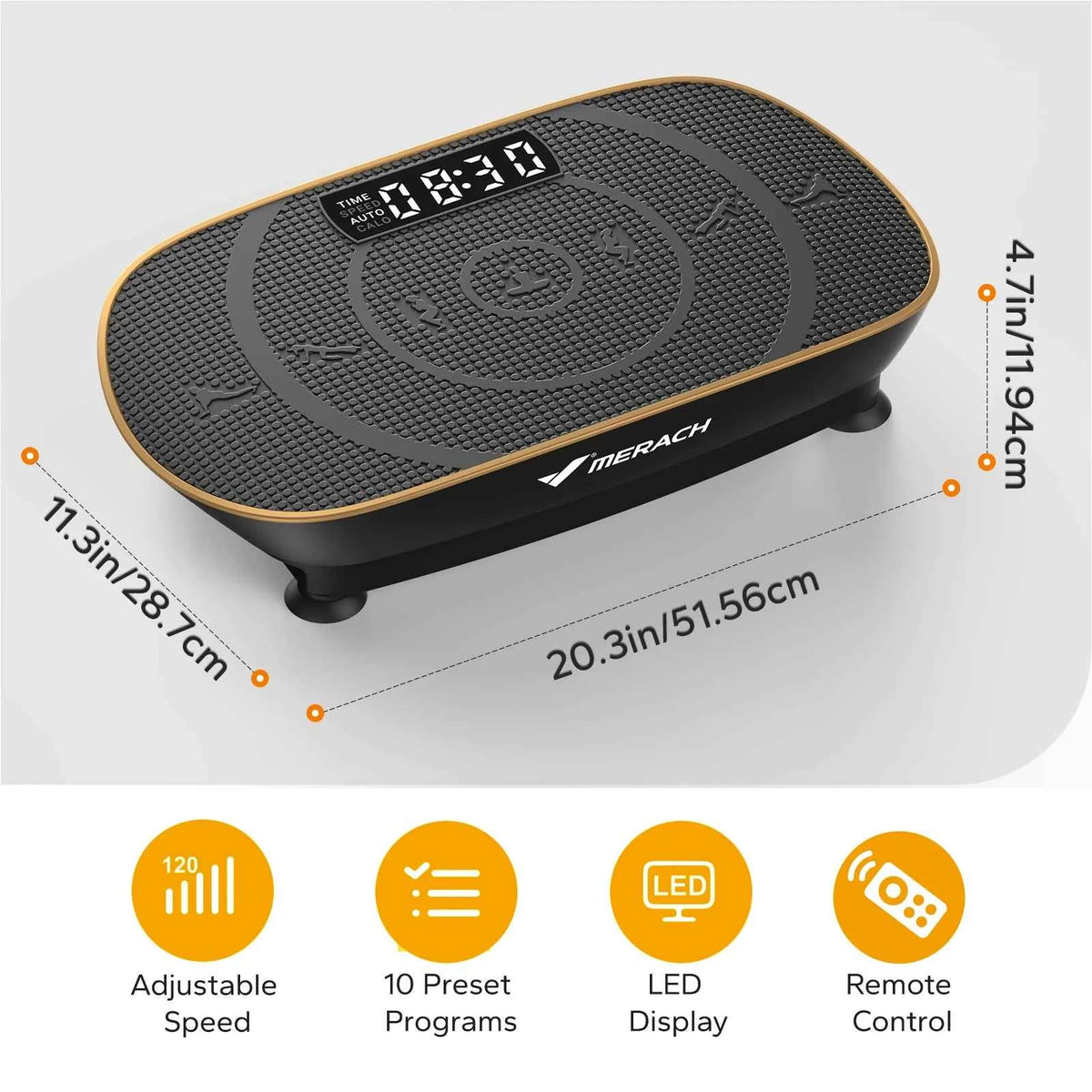 MERACH Vibration Plate Exercise Machine For A Whole Body Workout
