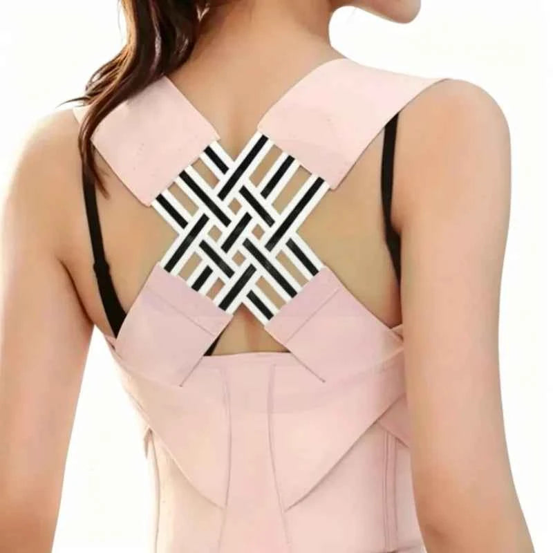 "Unisex Adult Hunchback Corrector, Posture Correction Shoulder Strap, Back Straightening Posture Aid, Brace — Breathable & Comfortable, Ideal for Daily Home Use and Fitness Shaping