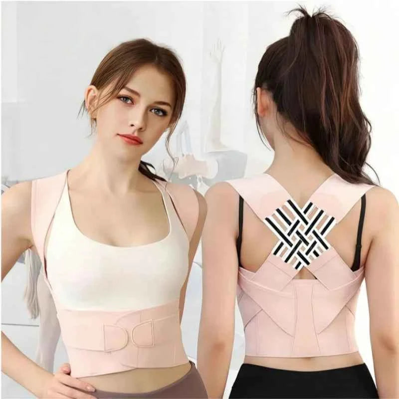 "Unisex Adult Hunchback Corrector, Posture Correction Shoulder Strap, Back Straightening Posture Aid, Brace — Breathable & Comfortable, Ideal for Daily Home Use and Fitness Shaping