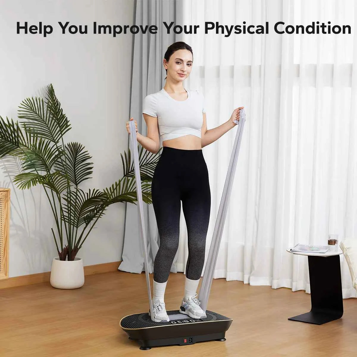 MERACH Vibration Plate Exercise Machine For A Whole Body Workout