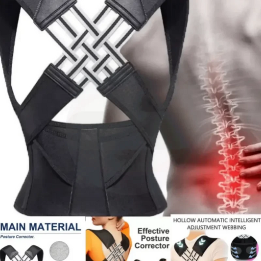"Unisex Adult Hunchback Corrector, Posture Correction Shoulder Strap, Back Straightening Posture Aid, Brace — Breathable & Comfortable, Ideal for Daily Home Use and Fitness Shaping