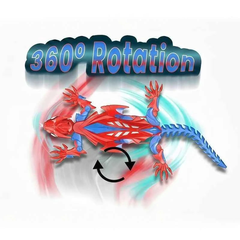 Hotfree Wall Crawler Gecko Lizard, Rechargeable Remote Control Robot Kids Toys, Spider RC Wall Climbing Toys