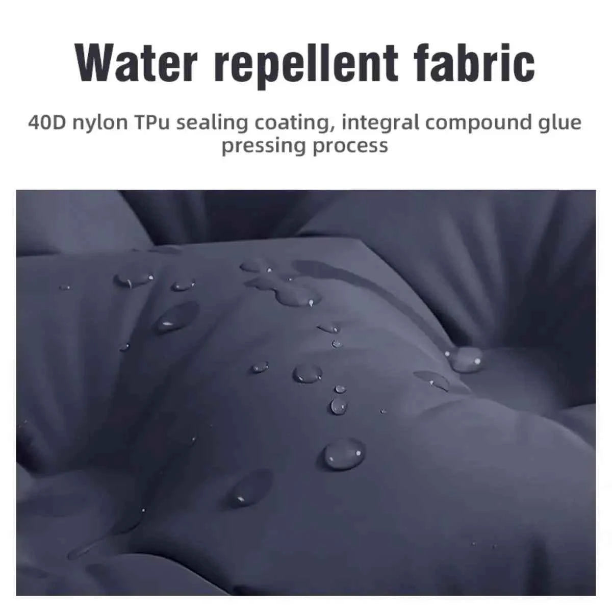 Foldable Outdoor Camping Inflatable Mattress - Warm, Ultra-Wide, Thick, Ultra-Light - Double-Use for Indoor Sleeping,