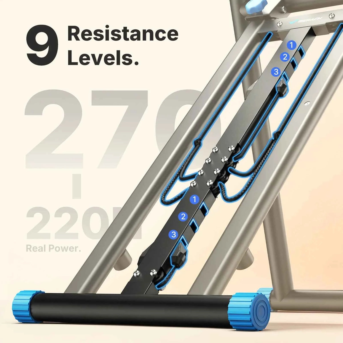 Stair Stepper. Foldable. Full Body Workout. Silent Multi-functional. Adjustable Fitness Climbing Machine for Home.