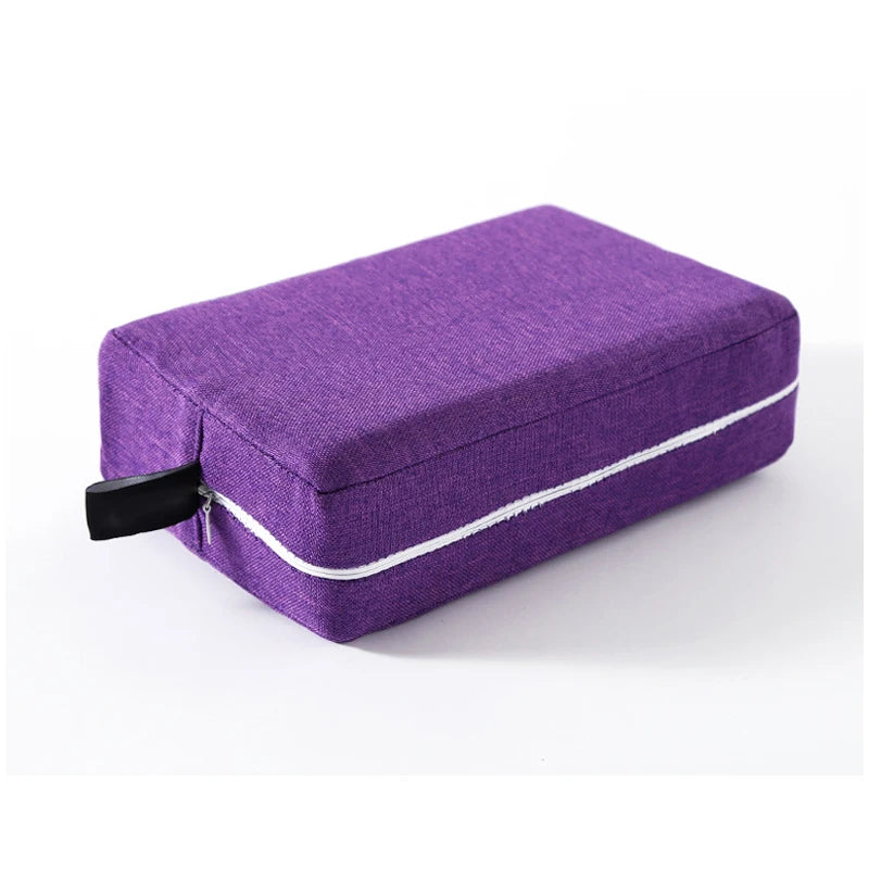 EVA Yoga Block Set, Pilates Brick Fitness Belt Set for Exercise. Training Block Brick, Stretching Belt With Bag