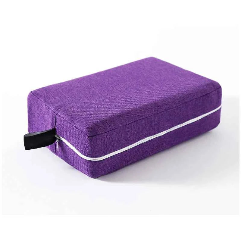 EVA Yoga Block Set, Pilates Brick Fitness Belt Set for Exercise. Training Block Brick, Stretching Belt With Bag