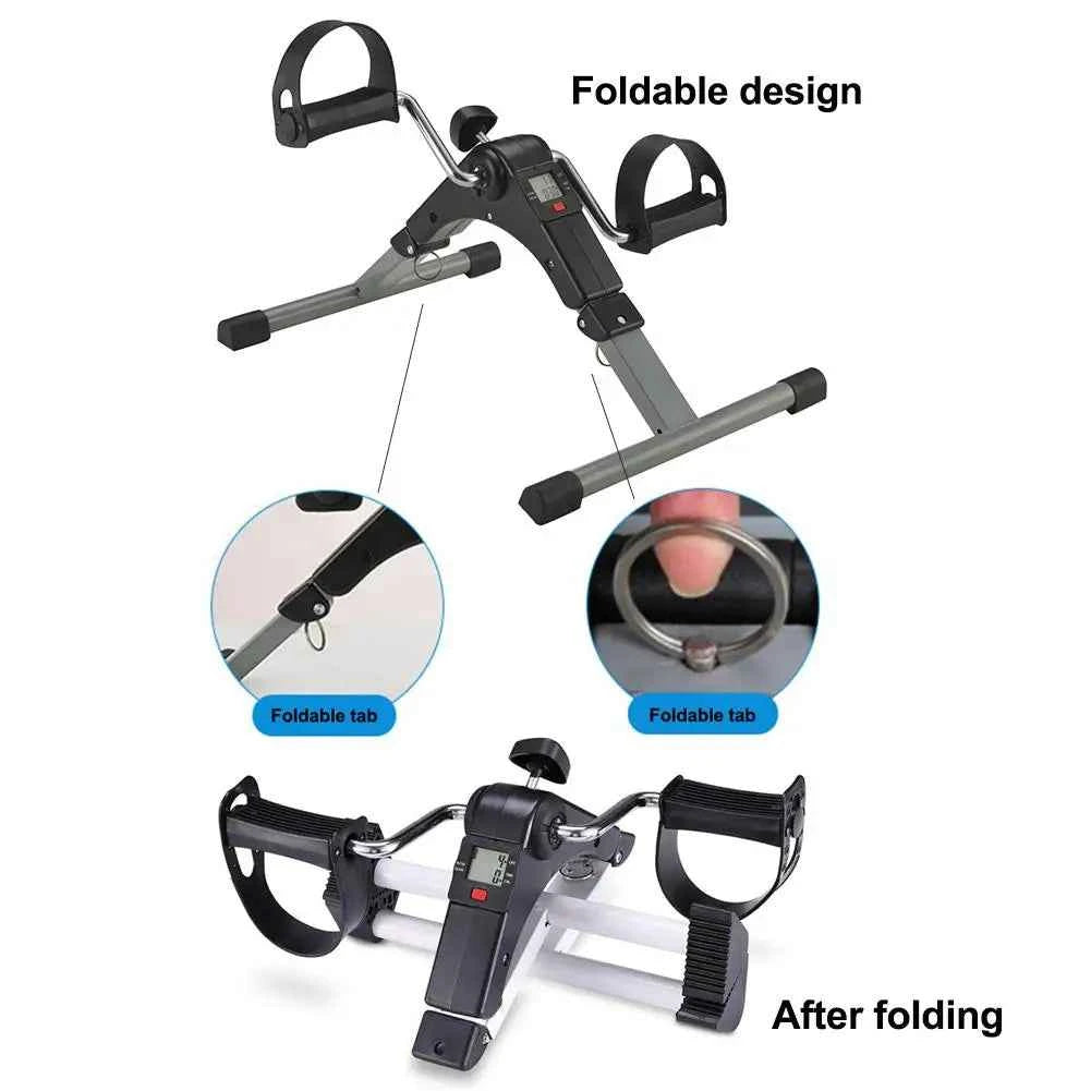 Exercise Bike with Adjustable Resistance With LCD.  For the Elderly and for Rehabilitation. It is a Bicycle Hand and Leg Trainer