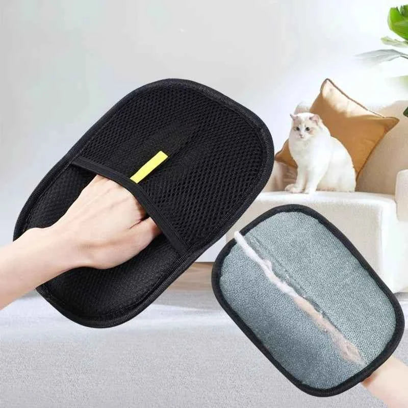 Pet Hair Removal Gloves. Is Washable