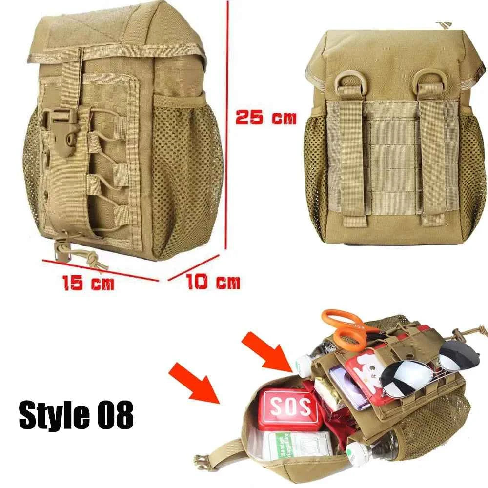 OPHIDIAN Multifunctional Equipment  Waist Bag.  Hunting Bag, Emergency Kit, Outdoor, Medical First Aid Kit, Camping Survival