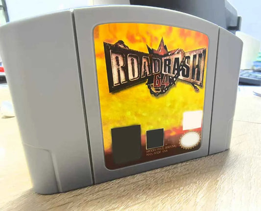 N64  Road Rash 64 USA NTSC Version 64 Bit Console Video Games Cartridge.  Gifts, Toys