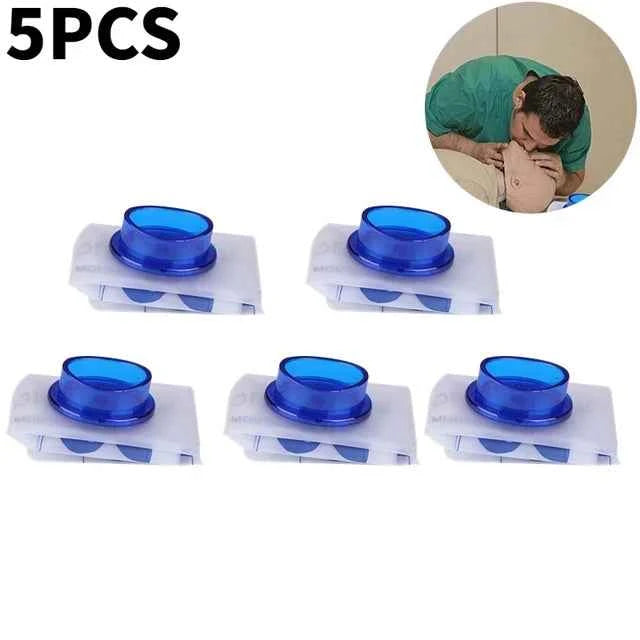 Disposable First Aid Breathing Respirator.  Mouth to Mouth CPR. Face Shield.  Artificial Respiration Breathing Mask. Emergency Rescue