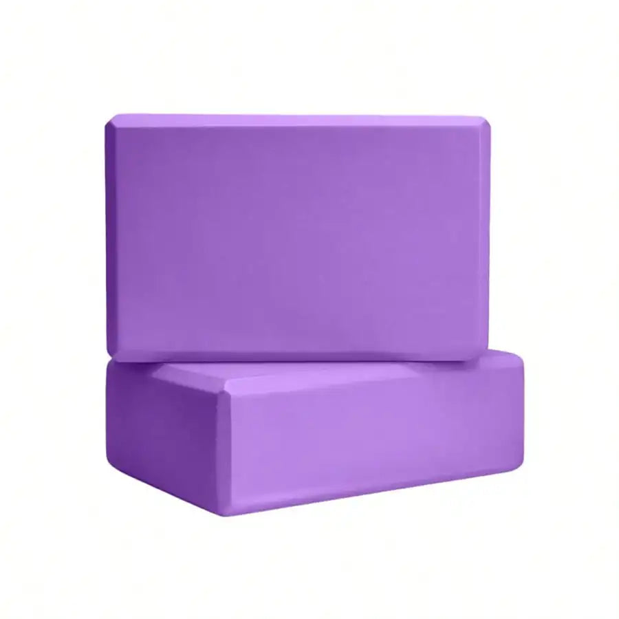 2‑Pack High‑Density Foam Yoga Bricks, Lightweight Support Blocks for Gym, Dance, Fitness, Pilates