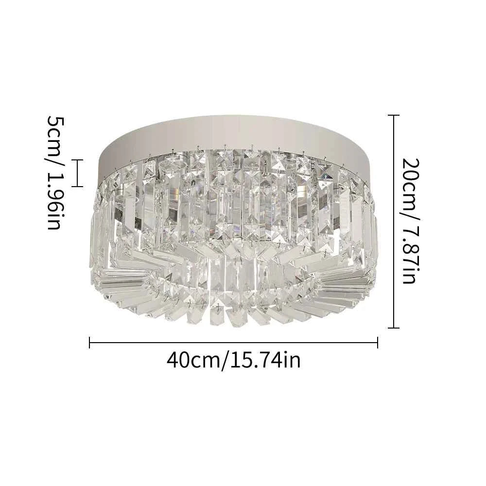 Gold Luxury Crystal Ceiling Lamp.  Modern Chandeliers Decoration. Led Ceiling Lights. Lighting Fixture Diameter 40-50cm
