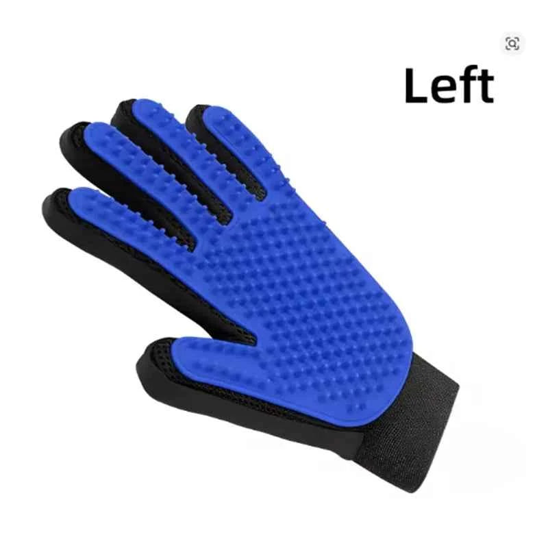 Pet Hair Glove  For Grooming, Cleaning, And Massage