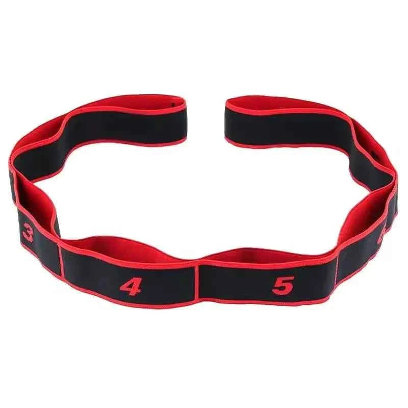 8/10 Sections of Resistance Band.  for Yoga, Stretching, Pilates, Fitness.  Elastic Stretch Training Tension Belt