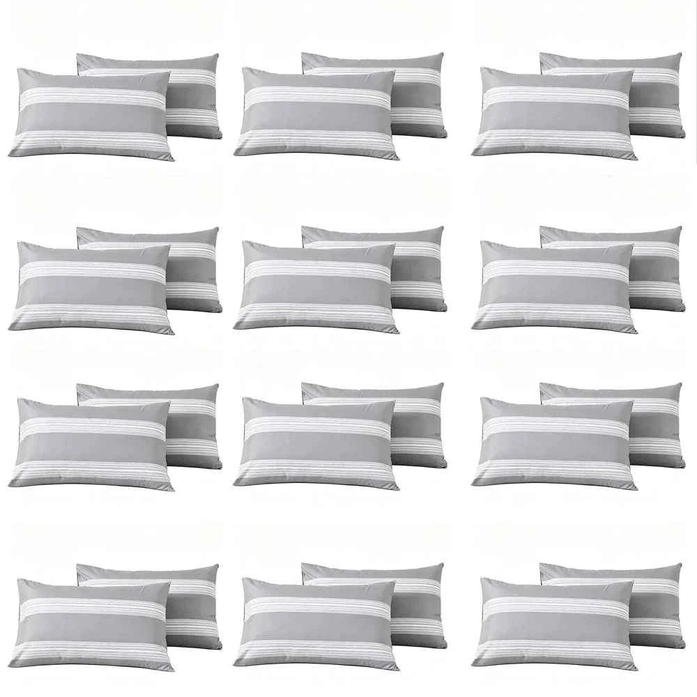 12 pair/24 pieces printed pillowcases set