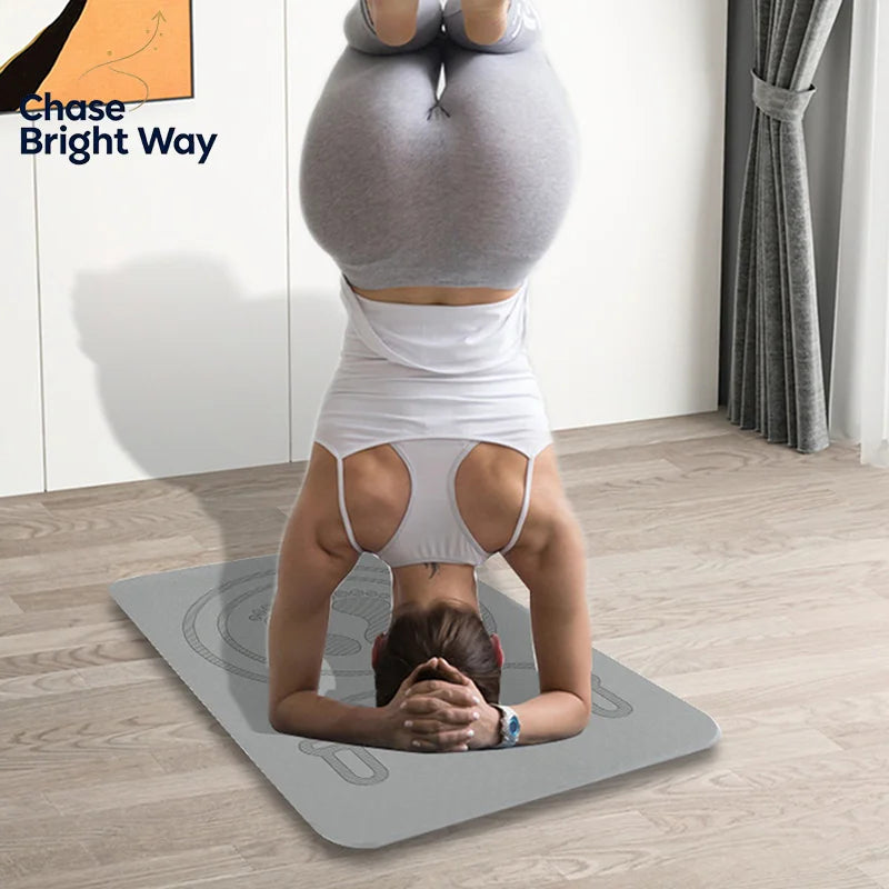 6MM Shock Absorbing Exercise Mat. Anti-noise,  Yoga Mat, TPE Skipping Mat, Fitness Pad