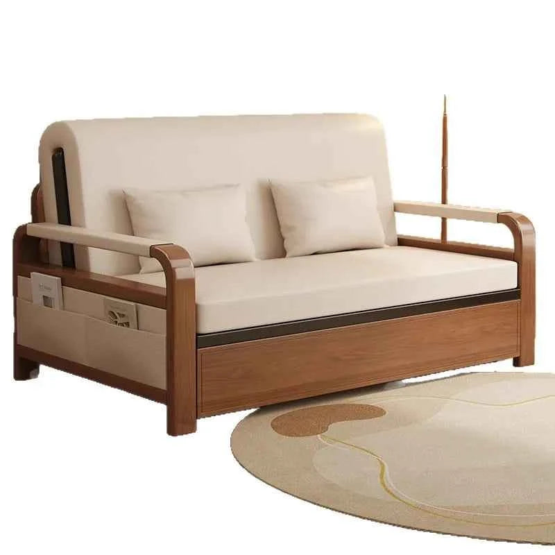 Light Luxury Foldable Sofa Bed. Convertible Couch.  Single Double Retractable Pull Out bed. Multifunctional