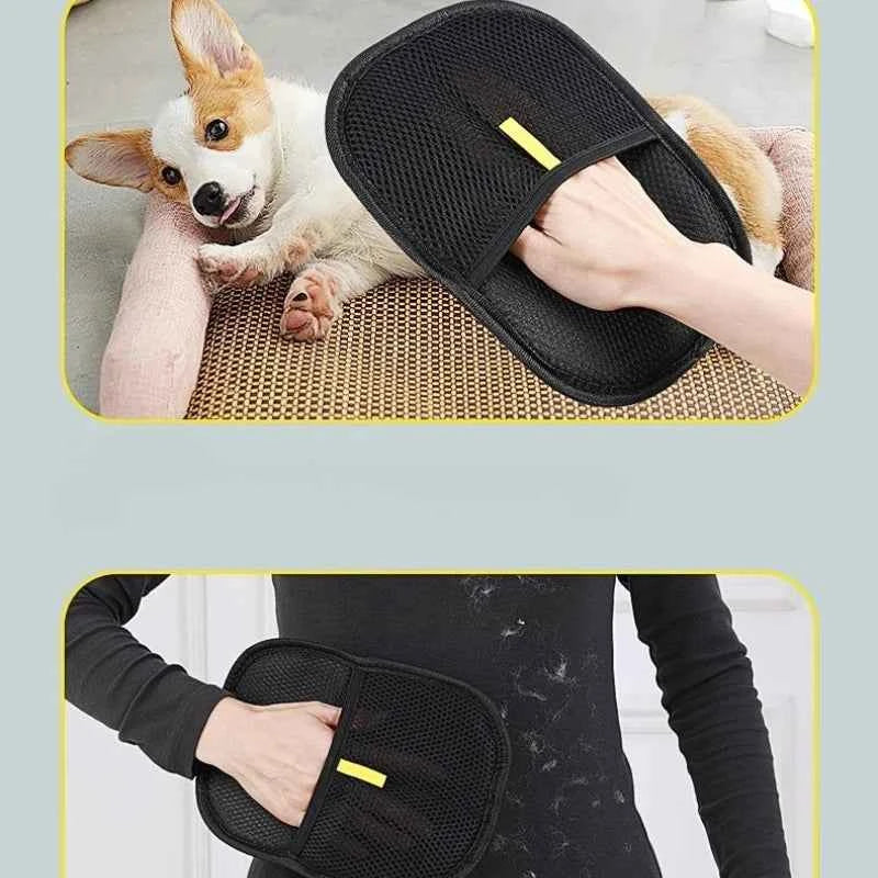 Pet Hair Removal Gloves. Is Washable