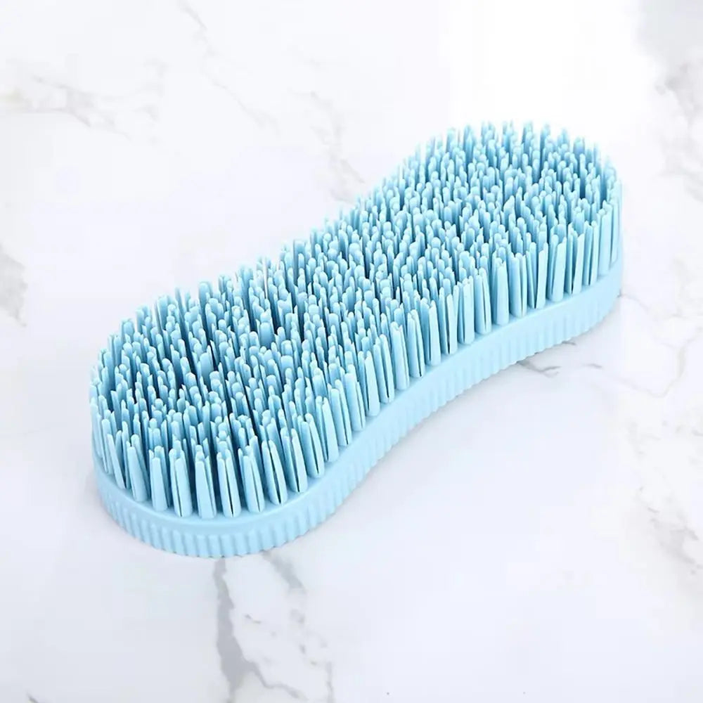 1Pcs Colorful Horse Grooming Brush. Silicone Plastic Horse Accessories .Hard Bristle Equestrian Massage Tool