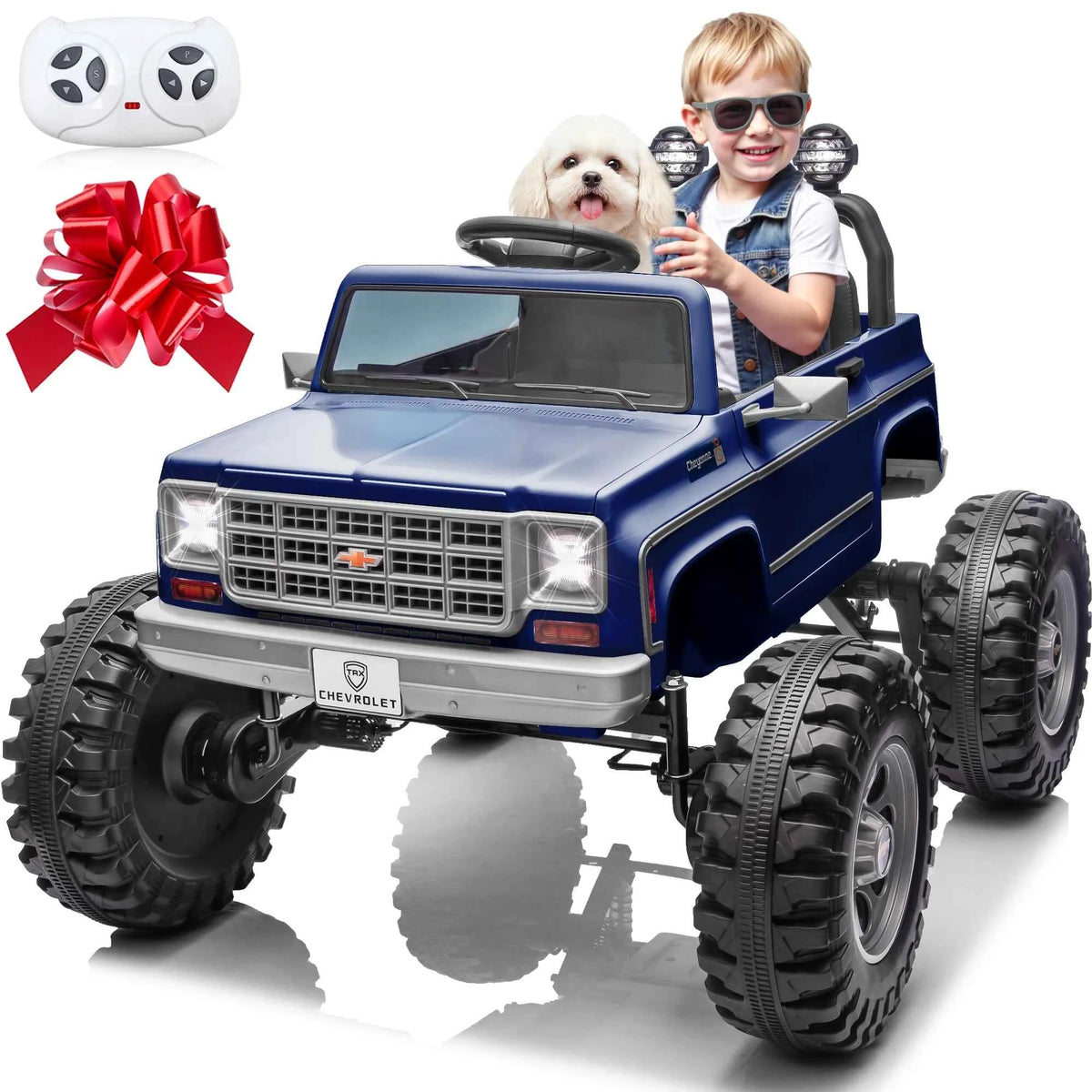 Licensed Chevrolet Cheyenne 24V Ride on Car. 4X200W Motor Remote Control. Decoration Streamer. 24 Volt Ride on Toys for Kids