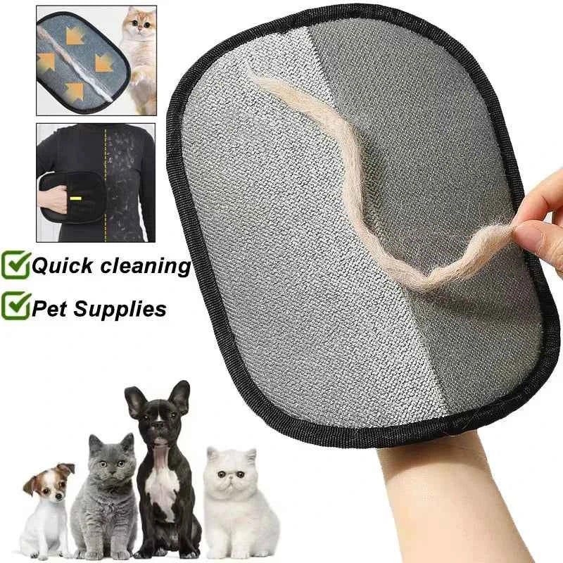 Pet Hair Removal Gloves. Is Washable