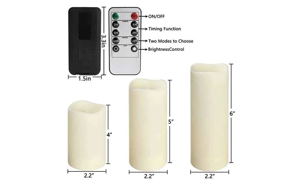 24-144 Units/Set of Waterproof Indoor Flameless LED Candle Lights. Party Supplies for Gatherings and Festivals