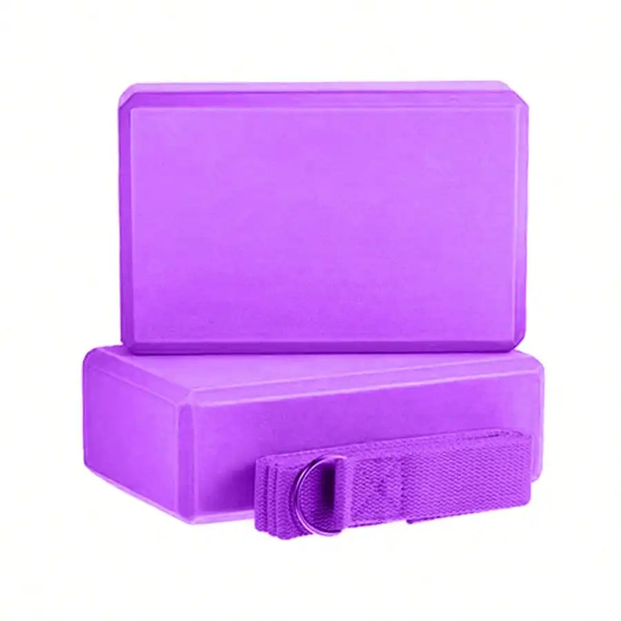 2‑Pack High‑Density Foam Yoga Bricks, Lightweight Support Blocks for Gym, Dance, Fitness, Pilates