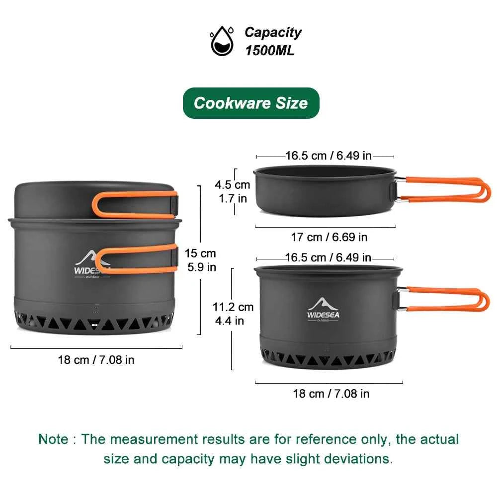 Camping Tableware, Outdoor Cookware, Set Pots,l Tourist kettle, coffee cup,  filte Kitchen Equipment, Gear, Utensils, Hiking, Picnic, Travel