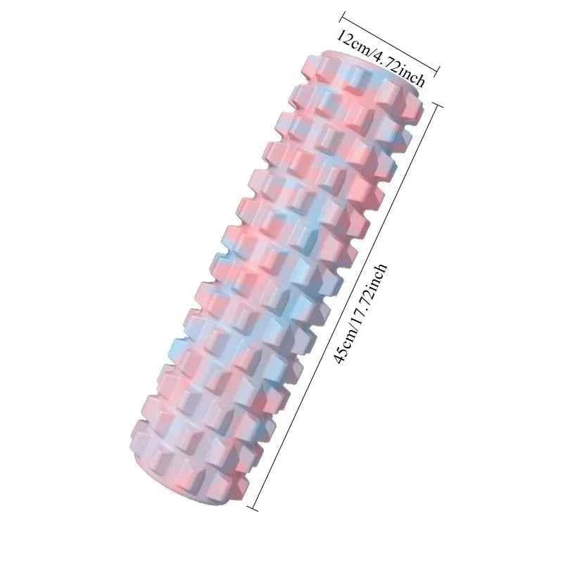 45cm Deep Tissue Massage Roller with High‑Density Foam. Muscle Massager for Legs, Back. Body Pain Relief.  Yoga & Home Fitness