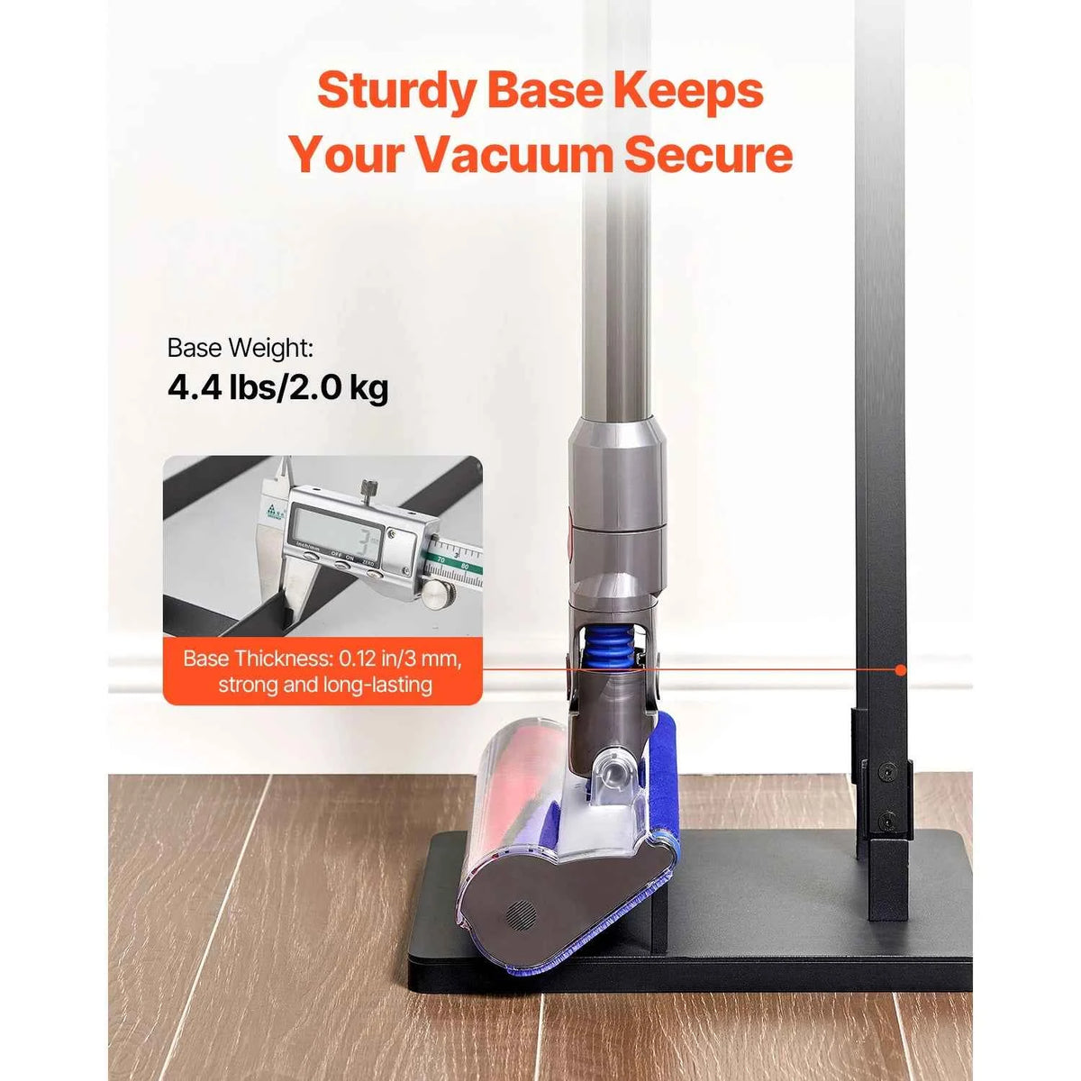 Vacuum Stand Compatible With Dyson Stable Holder with 4 Hooks for Dyson DC30/31/34/35/58/59/62/74 Cordless Upright
