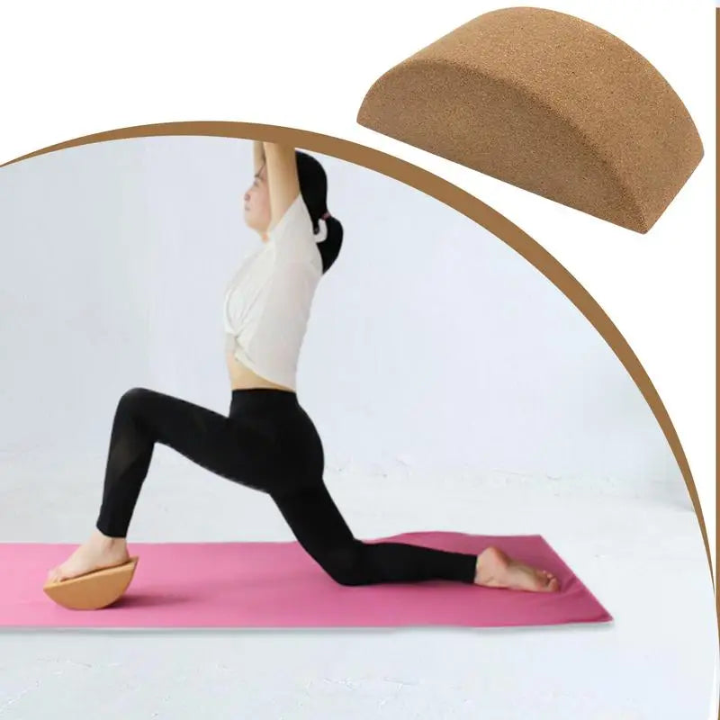 Yoga Exercise Bricks, Natural Cork. Dance Training Yoga Bricks. Indoor or Outdoor Sports Training.  Cork Blocks