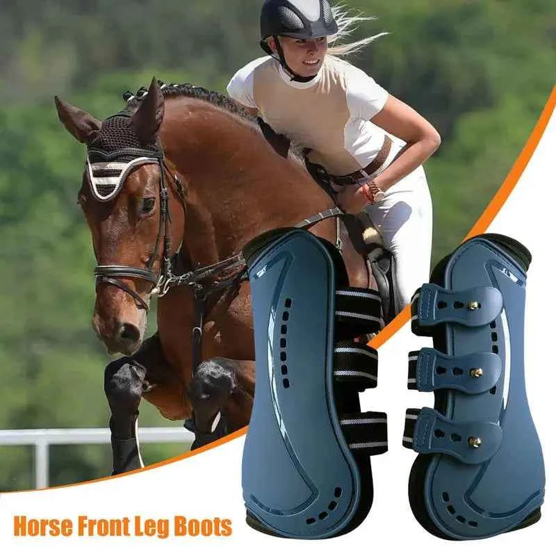 Sport Boots For Horses. Horse Leg Protectors. Breathable Front Leg Guard. Shock-Absorbing Sport Boots. Horse Leg Wraps