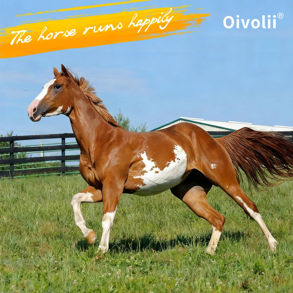 Oivolii Hoof Care Oil Spray, Deep Penetrating Formula Moisturizes Dry Hooves, Repairs Splits & Addresses Contracted Heels for Horses